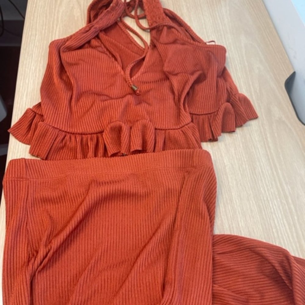 Free People Top and Skirt Set